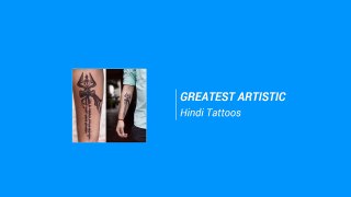 6 Hindi tattoos (7 Celebrity Used Exactly These 6 Tattoos)