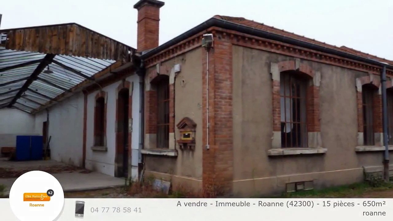 A vendre - Immeuble - Roanne (42300) - 15 pièces - 650m²