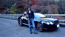 紅葉と車 ベントレー(Bentley)で名古屋ホストクラブ社長、香嵐渓へ