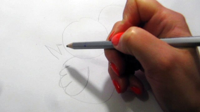 Как нарисовать валентинку Влюбленные птички ко дню Святого Валентина карандашом по шагам