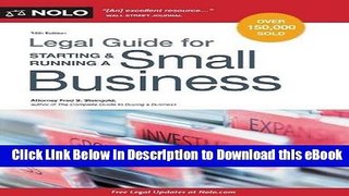 [Read Book] Legal Guide for Starting   Running a Small Business Mobi
