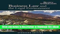 [Read Book] Business Law and the Legal Environment, Standard Edition (Business Law and the Legal