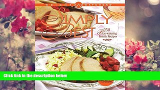 READ book Weight Watchers  Simply the Best : 250 Prizewinning Family Recipes Weight Watchers For