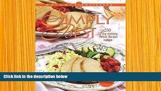 FREE [DOWNLOAD] Weight Watchers  Simply the Best : 250 Prizewinning Family Recipes Weight Watchers