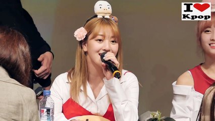 트와이스(TWICE) 강남팬사인회 - 지효의 라이브 타임