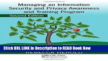 [Popular Books] Managing an Information Security and Privacy Awareness and Training Program,