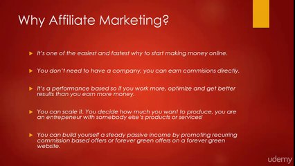003 Why should You chose Affiliate Marketing