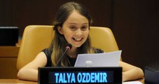 Türk Kızı Talya, BM Genel Kurulu'nda Alkış Yağmuruna Tutuldu