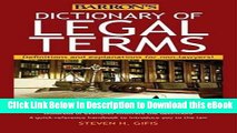 [Read Book] Dictionary of Legal Terms: Definitions and Explanations for Non-Lawyers Kindle