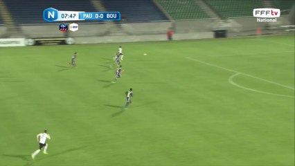 Romain Habran à la limite du hors jeu