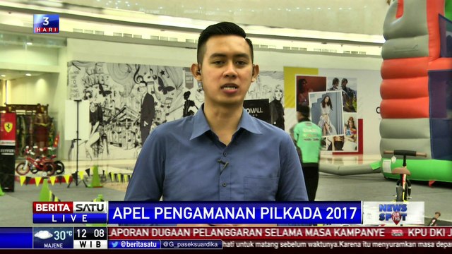 Plt Gubernur DKI Jakarta Pimpin Apel Pengamanan Pilkada 2017