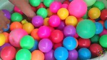 Learn Colors With Water Wet Balloons in Ball Pit Show Surprise Toys - Top Learn Colour Colection