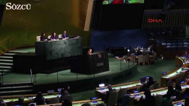 Türk kızı Talya, BM Genel Kurulu’nda alkış yağmuruna tutuldu