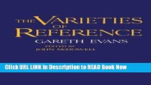 [Popular Books] The Varieties of Reference (Clarendon Paperbacks) FULL eBook