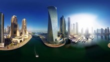 Dubai. Panoramic video