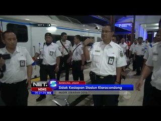 Dirut PT KAI Sidak Stasiun Kiaracondong Jelang Arus Mudik - NET5