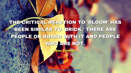 Rian Johnson Quotes #2