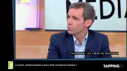 C à vous : David Pujadas avoue qu’il a failli être "viré" par France 2 ! (vidéo)