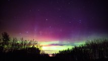 Mozart's Lacrimosa with Northern Lights and Star Filled Skies of Alberta