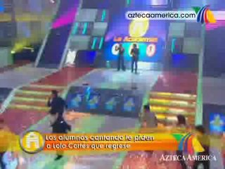 Los alumnos piden el regreso de Lolita Cortés!!