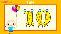 Learn Counting Numbers 1 to 10! Baby Toddler Learning Nursery Rhymes for Childrens