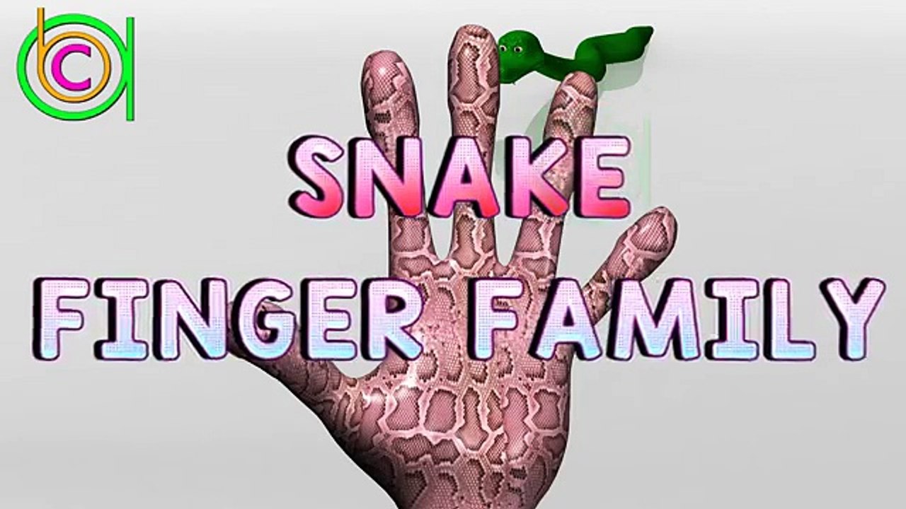 Cute Snake Finger Family | Crazy Finger Family (Daddy Finger) Nursery Rhymes in 3D