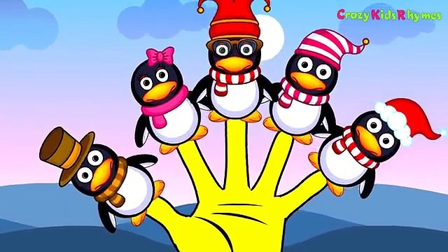 Finger Family Rhyme | PENGUINS Finger Family Rhyme - Song | Nursery Rhymes Songs