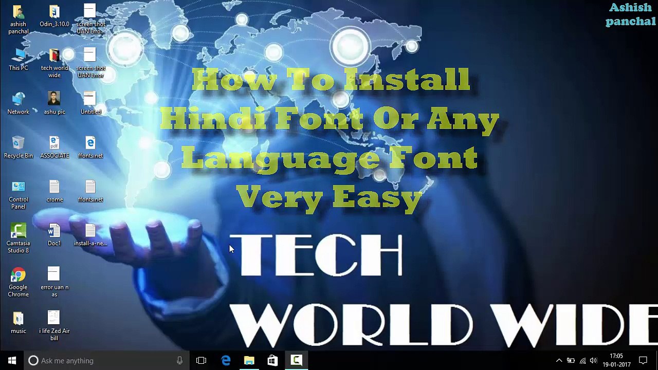 How to Download & Install Hindi Fonts Or Any language font very easy