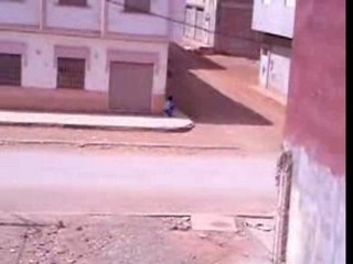 Les rues près de notre maison bled