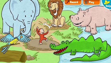 CURIOUS GEORGE | Animal Dance Party With Animal Sounds