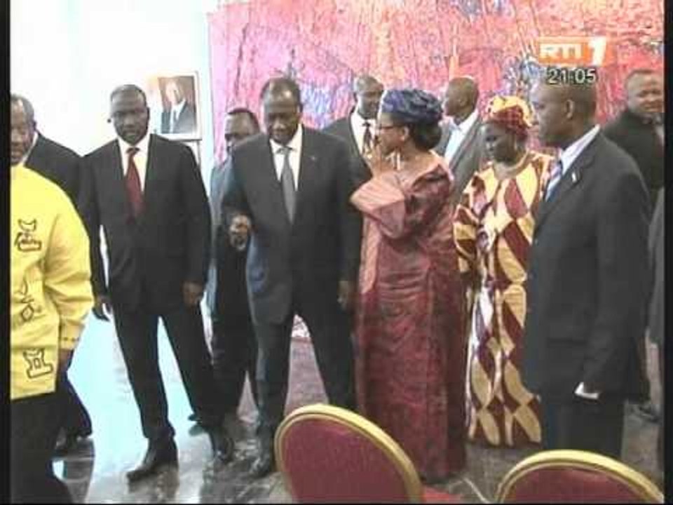 Nanan Boa Kouassi, roi de l'Indenié et le fleuve Mano chez le President Ouattara