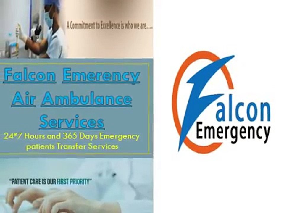 Emergency Rescue by Falcon Emergency Air Ambulance Services in Bangalore and bagdogra