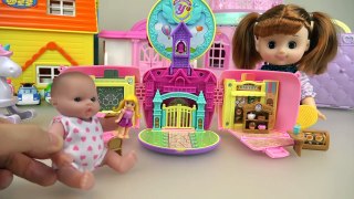 Baby Doll pot house toys and Ambulance clinic play