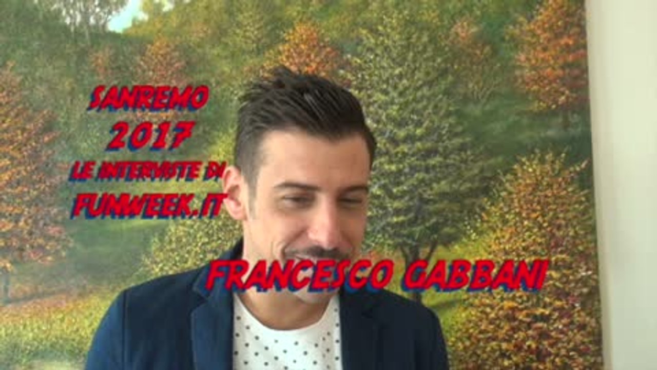 Sanremo 2017, intervista a Francesco Gabbani 'A Sanremo ma sempre con il mio stile'