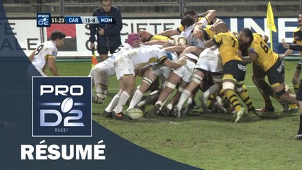 PRO D2 - Résumé Carcassonne-Mont de Marsan 25-22 - J20 - Saison 2016/2017