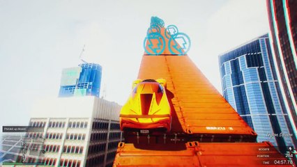 MAZE BANK MEGA JUMP! (GTA 5 Funny Moments)