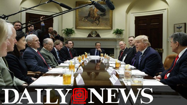 President Trump Insults Sen. Warren At ‘Awkward’ White House Meeting