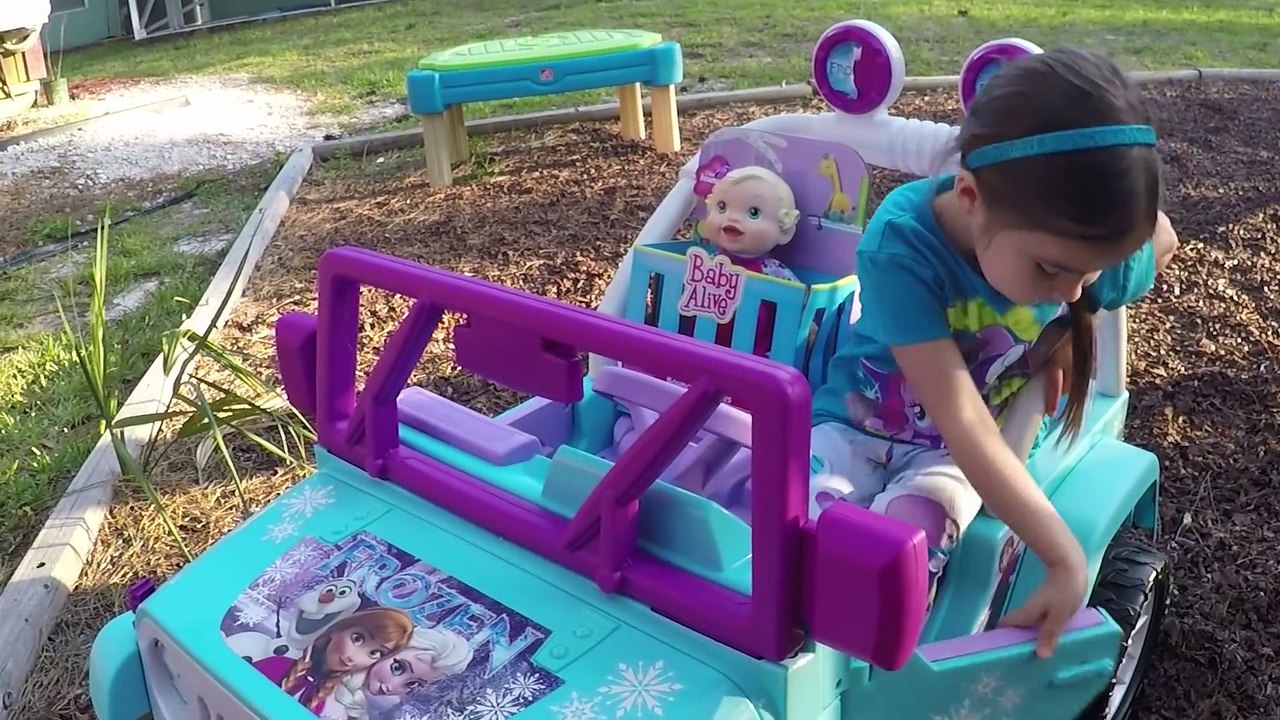 BABY ALIVE DOLL & ANIMAL BABIES + Giant Egg Surprise Opening Toy Surprises Frozen Elsa Ride-On Toys