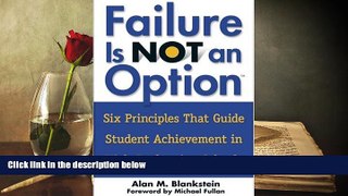 Audiobook  Failure Is Not an Option(TM): Six Principles That Guide Student Achievement in