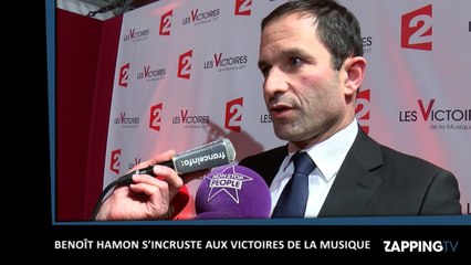 Benoît Hamon s’incruste aux Victoires de la Musique 2017 (EXCLU VIDÉO)