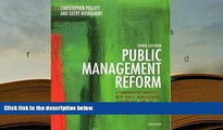 Epub Public Management Reform: A Comparative Analysis - New Public Management, Governance, and the