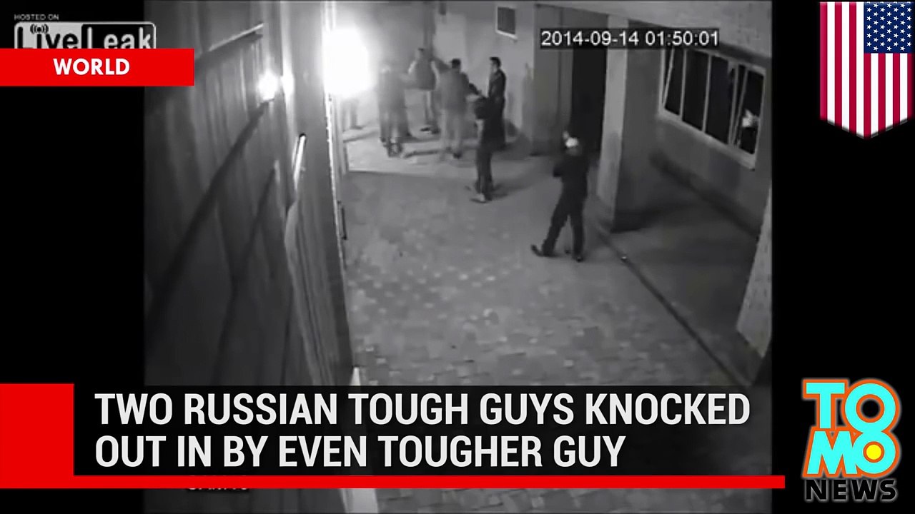 Un boxer cunoscut de origine rusă dă două KO-uri fulger pentru a-și apăra soția. Cum de nu l-au recunoscut?