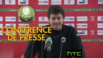 Conférence de presse Nîmes Olympique - Tours FC (1-1) : Bernard BLAQUART (NIMES) - Fabien MERCADAL (TOURS) - 2016/2017