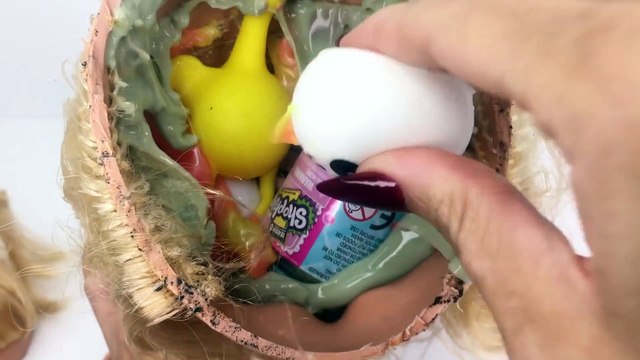 Cutting Open Mr Doh Sister Brain Poop What's Inside Mrs Doh Squishy Toy