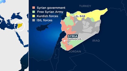 Rebeldes sirios y tropas turcas entran en Al Bab