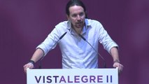 El discurso de Pablo Iglesias como candidato a la Secretaría General de Podemos en Vistalegre II