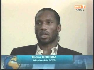 Rencontre entre le président de la CDVR et le footballeur Didier Drogba