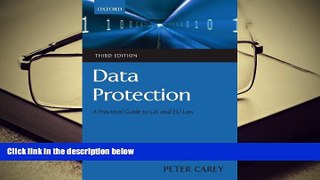 Epub Data Protection: A Practical Guide to UK and EU Law  BEST PDF