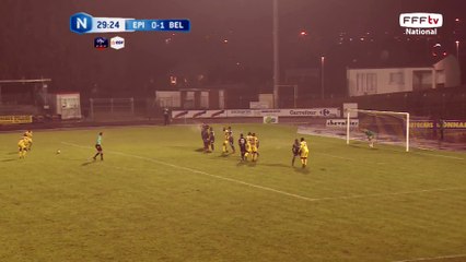 Coup franc dévié en corner