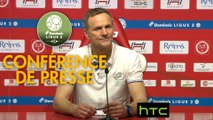 Conférence de presse Stade de Reims - FC Sochaux-Montbéliard (0-1) : Michel DER ZAKARIAN (REIMS) - Albert CARTIER (FCSM) - 2016/2017